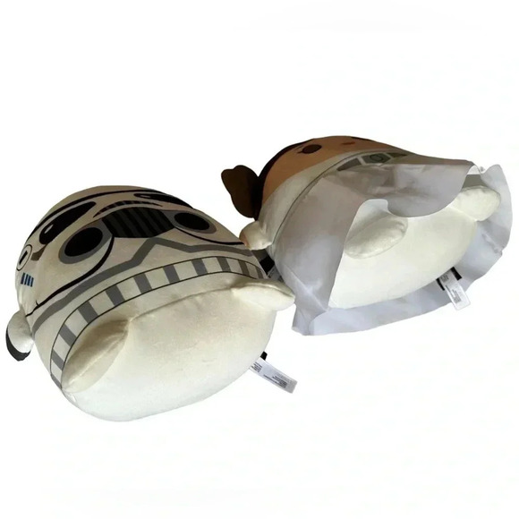 Star Wars Cuutopia Stormtrooper and Princess Leia Plush Toy Bundle - Picture 5 of 6